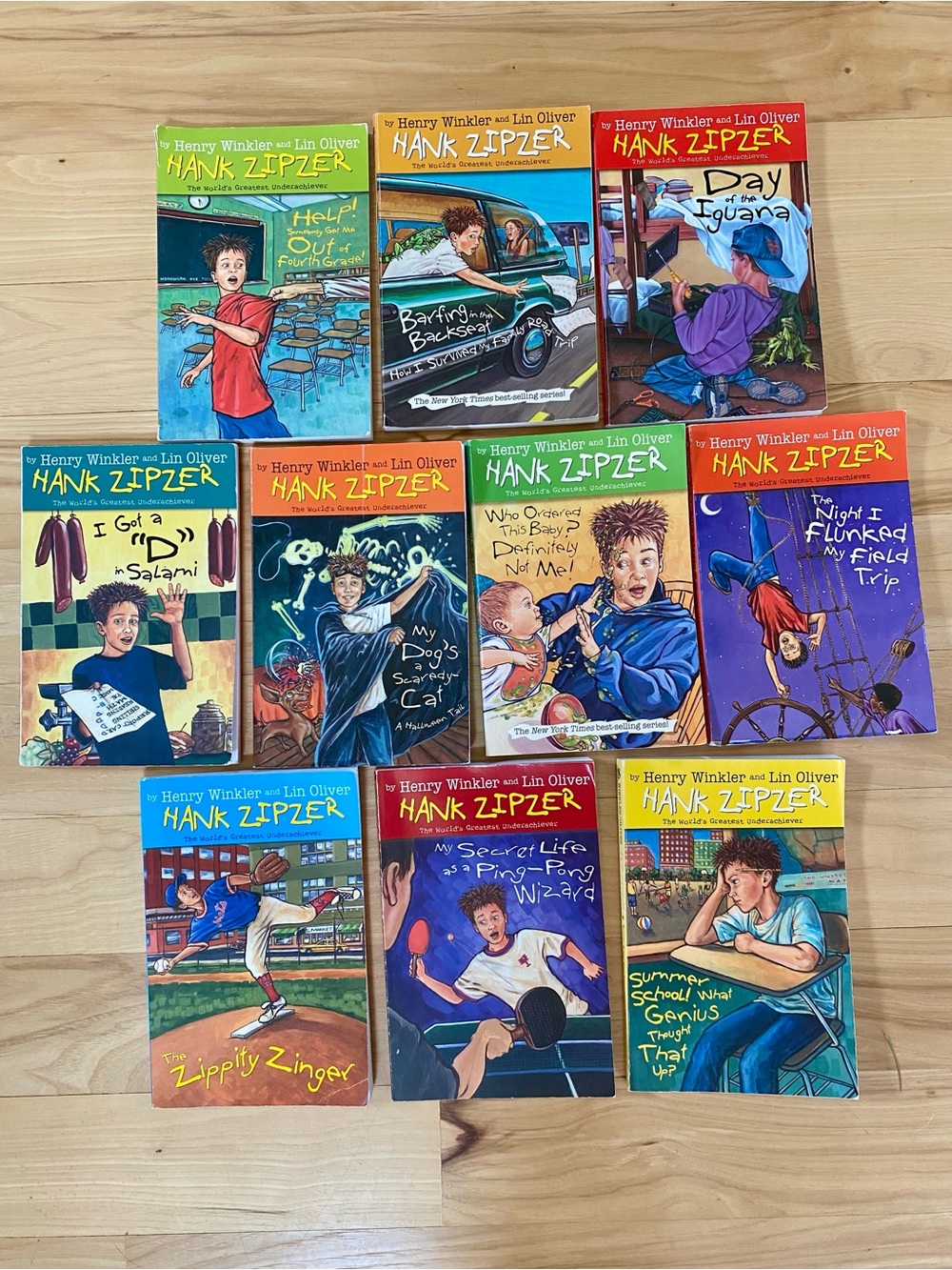 Hank Zipzer Books Series Lot of 10 Books Used
